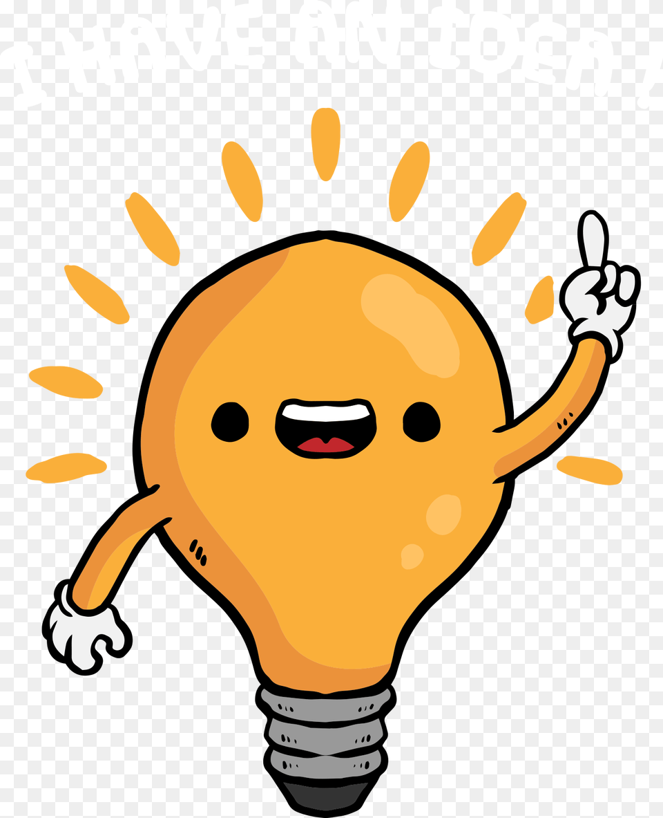 Download Funny Light Lamp Vector Bulb Cartoon Clipart, Baby, Person, Lightbulb, Face Png Image