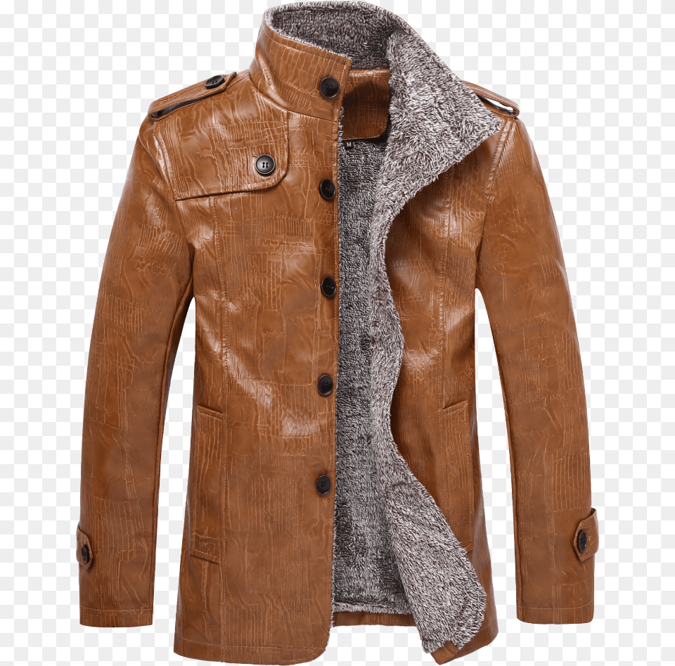 Download Fur Lined Leather Jacket Clipart Jacket For Picsart, Clothing, Coat, Blazer, Leather Jacket Free Transparent Png