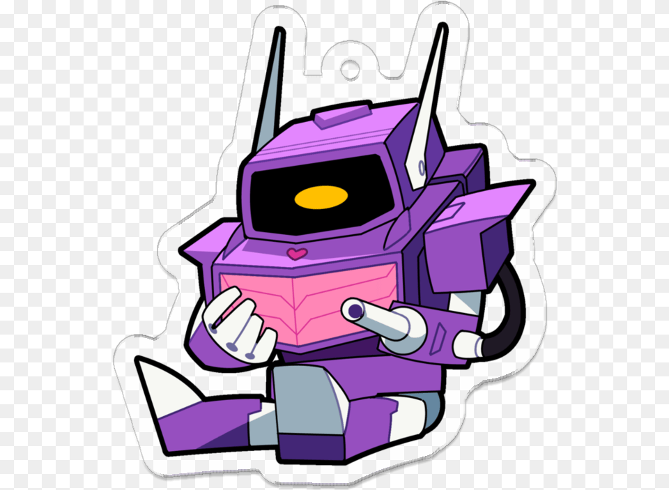 Download G1 Shockwave Keychain Transformers, Purple, Bulldozer, Machine, Robot Free Png