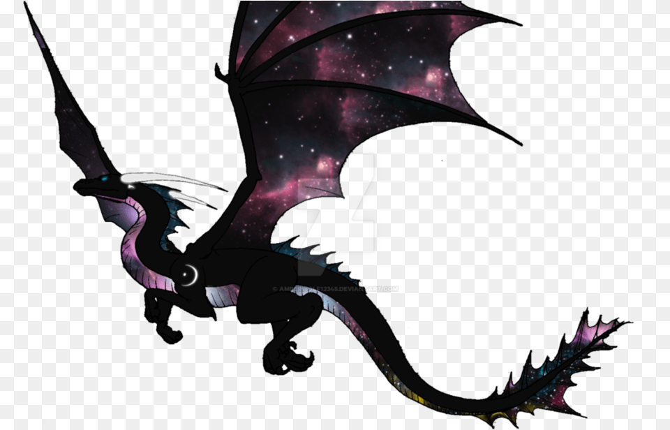 Galaxy Dragon Transparent Clipart Drawing Galaxy Dragon Drawings, Person Free Png Download