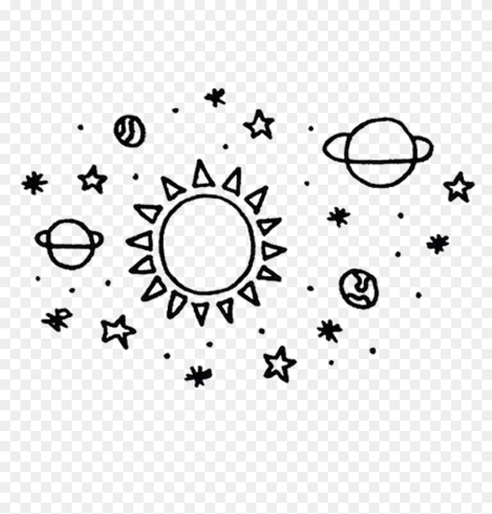 Download Galaxy Planets Stars Star Easy Space Drawing, Pattern, Art, Floral Design, Graphics Png Image
