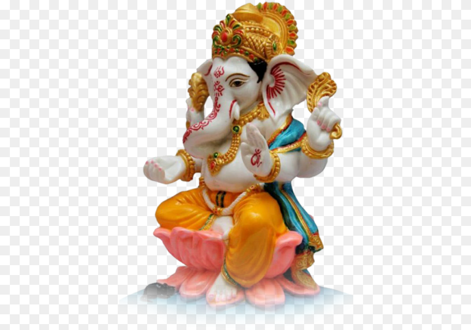 Download Ganesh Chaturthi Picsart Background Ganesh Chaturthi Background, Figurine, Art, Porcelain, Pottery Png