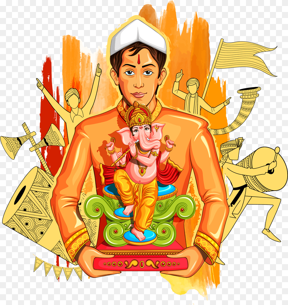 Download Ganesha Like God India Shiva Ganesha, Art, Person, Face, Head Png