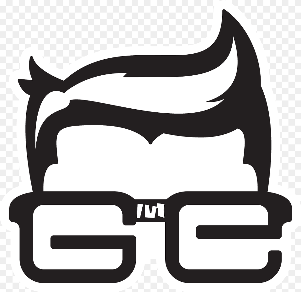 Download Geek Logo Geek, Accessories, Stencil, Glasses, Plant Png Image