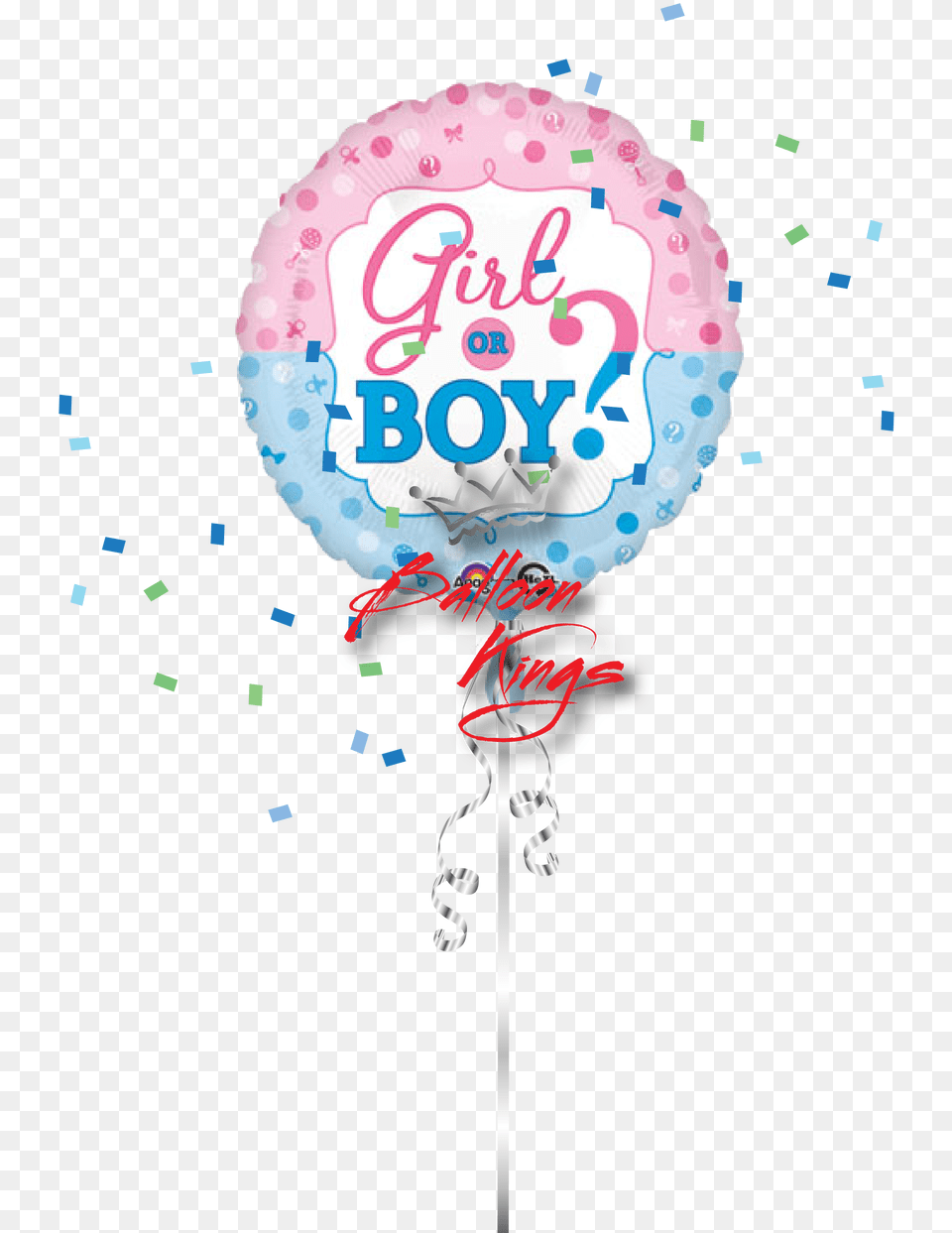 Gender Reveal Boy Or Girl Pink Or Blue Gender Reveal, Balloon, Ball, Golf, Golf Ball Free Png Download