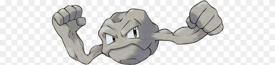 Download Geodude Pokemon Rock With Arms, Body Part, Hand, Person, Baby Free Transparent Png