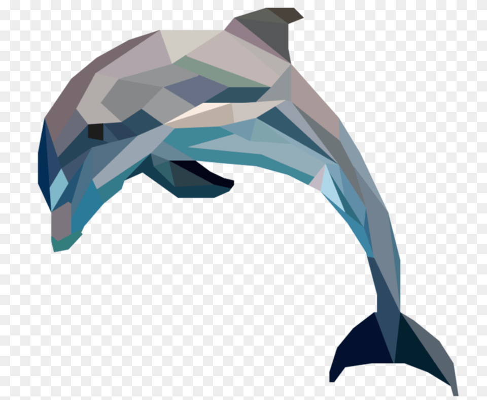 Download Geometric Dolphin Clipart Geometry Miami Dolphins, Animal, Mammal, Sea Life, Person Free Transparent Png