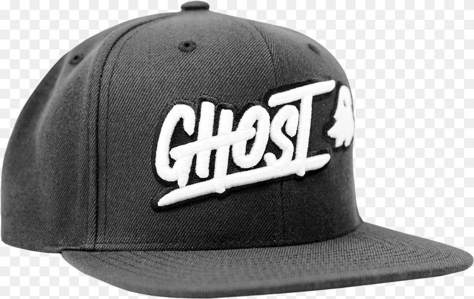 Ghost Logo Black Snapback Size Neutral 30 Baseball Cap, Baseball Cap, Clothing, Hat Free Png Download