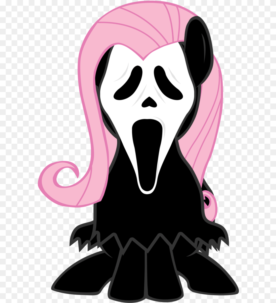 Download Ghostface Pinkie Pie Pink Scream Pony, Person, Face, Head Png