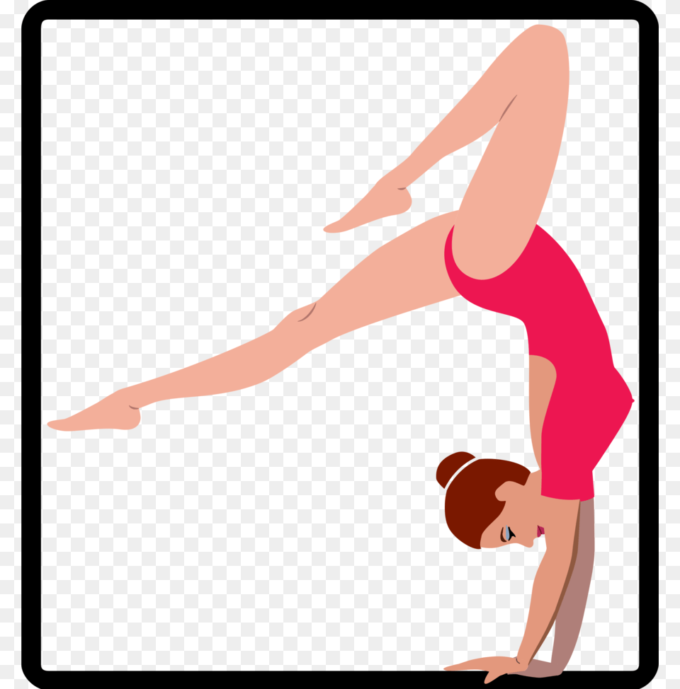 Gimnasia Ritmica Para Colorear Clipart Gymnastics, Acrobatic, Adult, Female, Person Free Png Download
