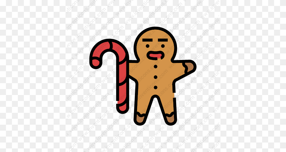 Download Gingerbread Icon Inventicons, Food, Sweets, Baby, Person Free Transparent Png