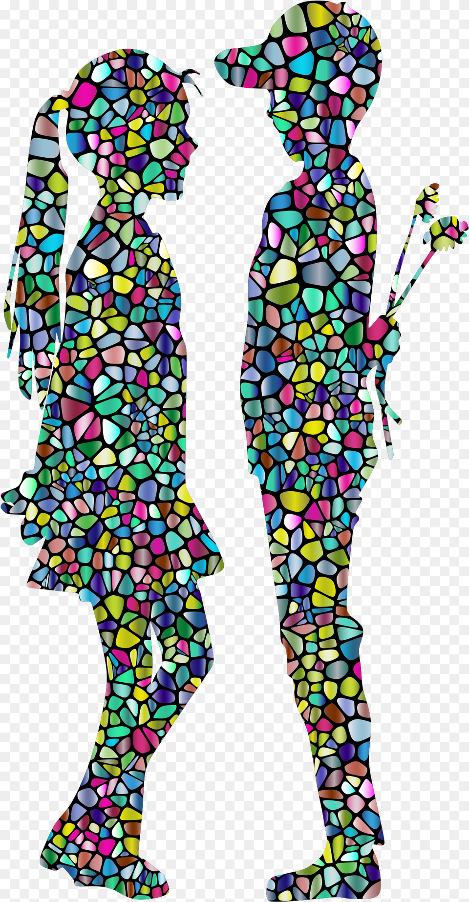 Download Girl And Boy Background Back Ground For Boys, Art, Person, Mosaic, Tile Free Transparent Png