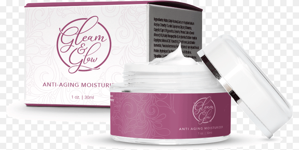 Gleam And Glow Cream Box, Bottle, Lotion, Cosmetics Free Png Download