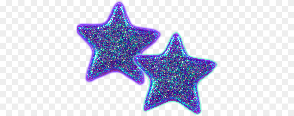 Download Glitter Stars Sparkles Blue Aesthetic, Symbol Free Transparent Png