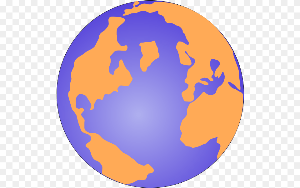 Download Globe Clipart Orange Blue And Orange Globe Hd Red And Black Earth, Astronomy, Outer Space, Planet Png