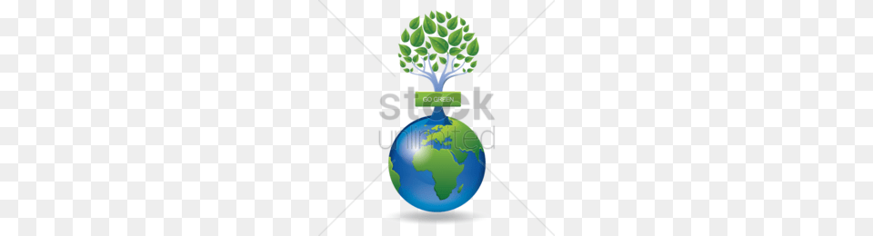 Download Go Green Globe Clipart Globe Earth Green Globe Earth, Astronomy, Outer Space, Planet Png Image