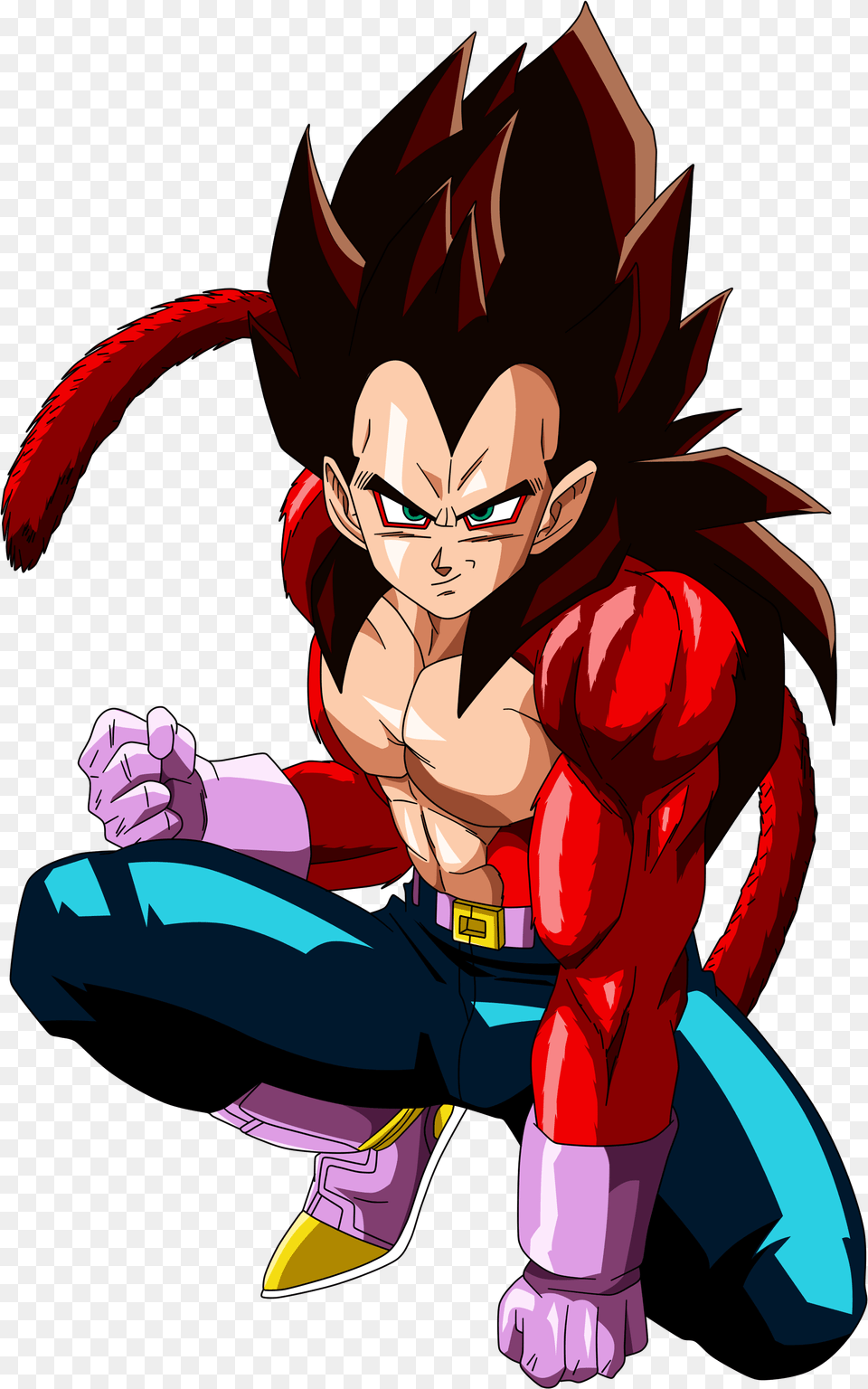 Download Goku Transparent Ssj4 Vegeta Dragon Ball Z Vegeta, Book, Comics, Publication, Baby Png