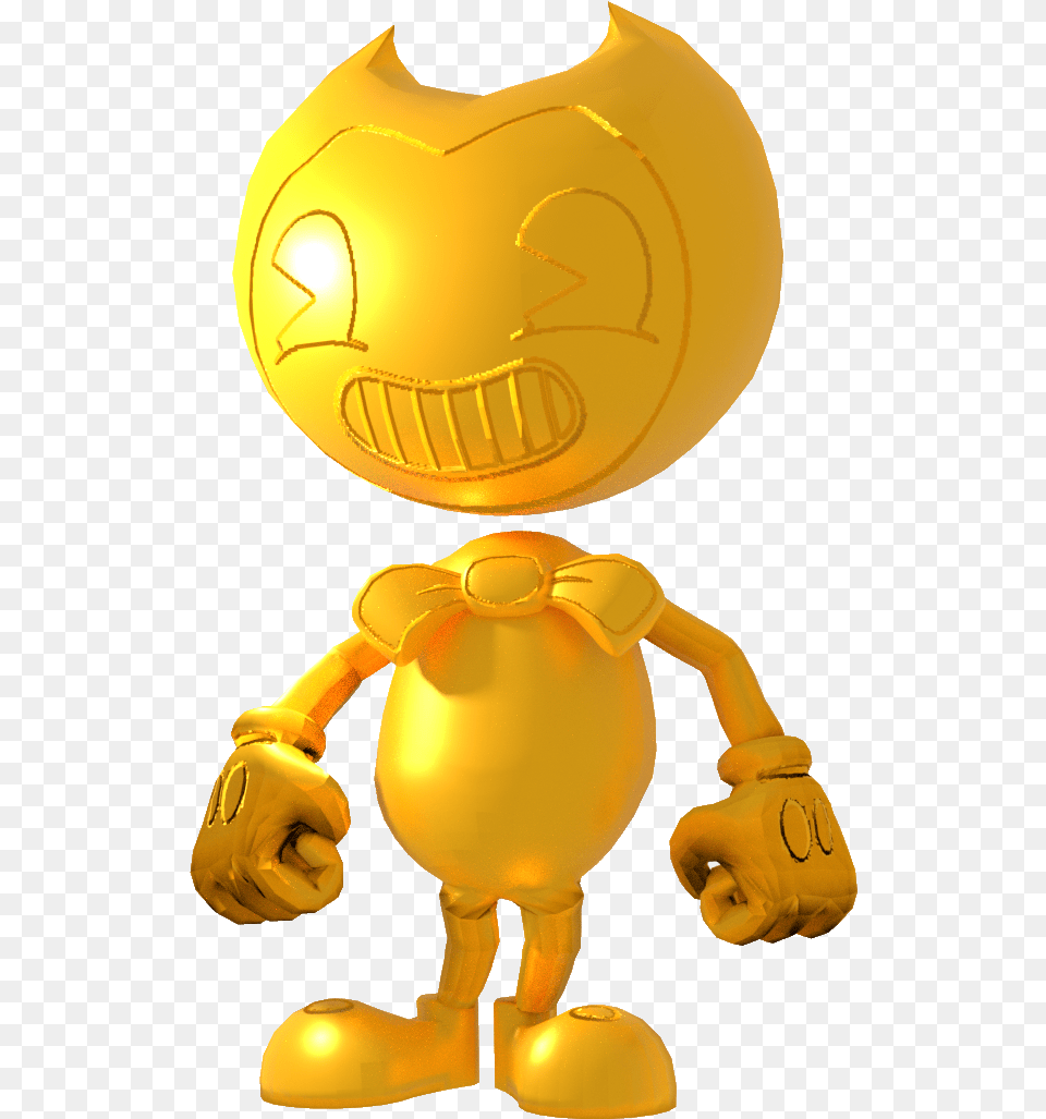Download Gold Bendy Bendy And The Ink Machine Gold Bendy, Toy Free Png