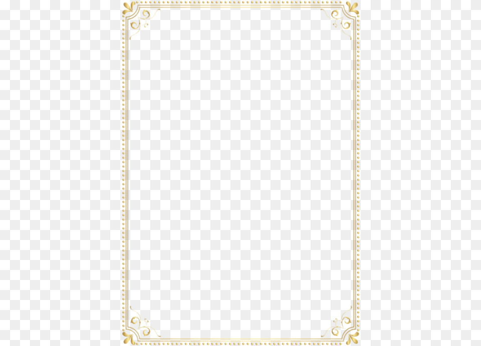 Gold Border Frame Clipart Photo Parallel, Home Decor, White Board Free Png Download