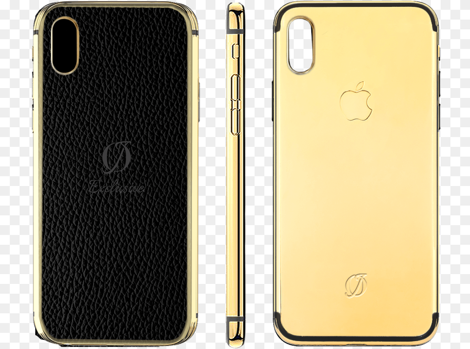 Download Gold Case For Iphone X Full Size Image Pngkit Iphone, Electronics, Mobile Phone, Phone Free Png