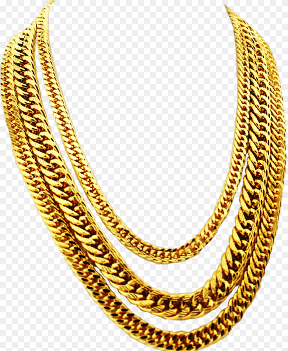 Download Gold Chain Hd Gold Chain Hd, Accessories, Jewelry, Necklace, Ornament Png Image