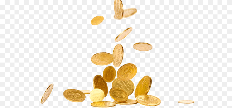 Gold Coins Gold Coins Transparent, Treasure, Food, Produce Free Png Download