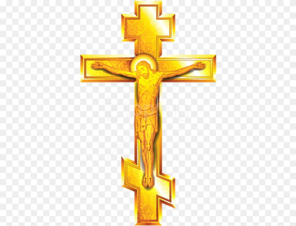 Download Gold Cross Images Background Cross, Symbol, Crucifix Png