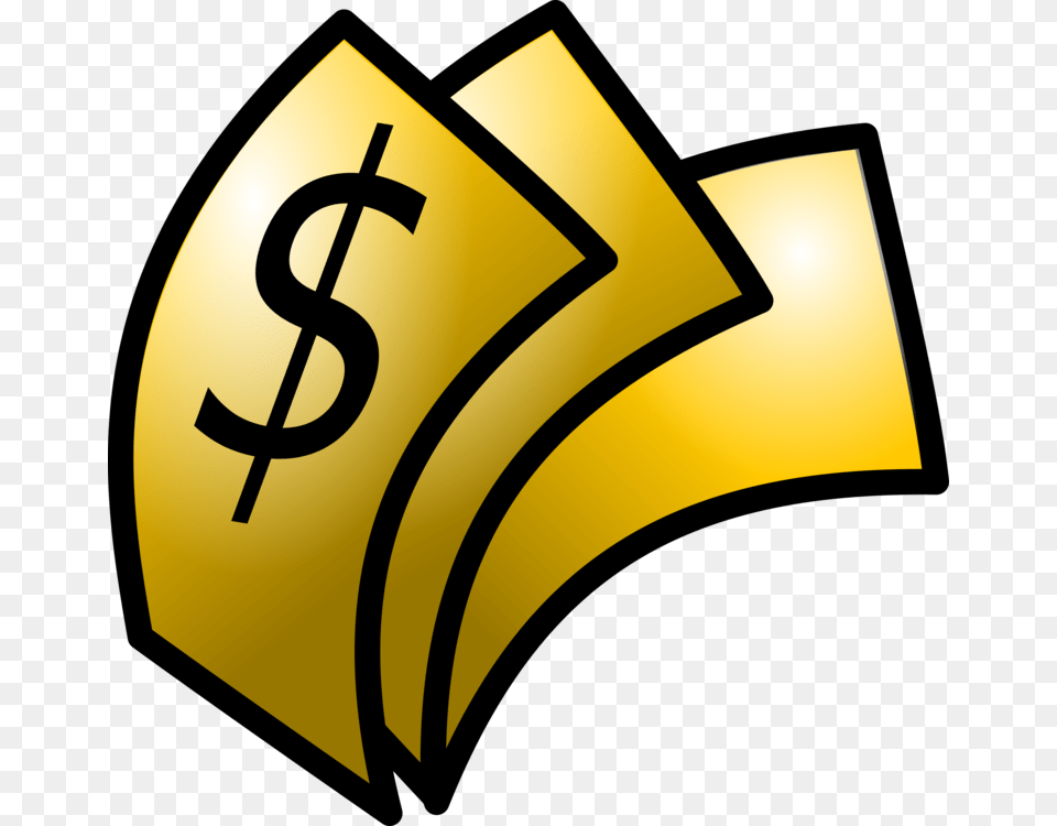 Download Gold Dollar Sign Clipart Dollar Clipart Full Money Clip Art, Symbol, Text Png Image