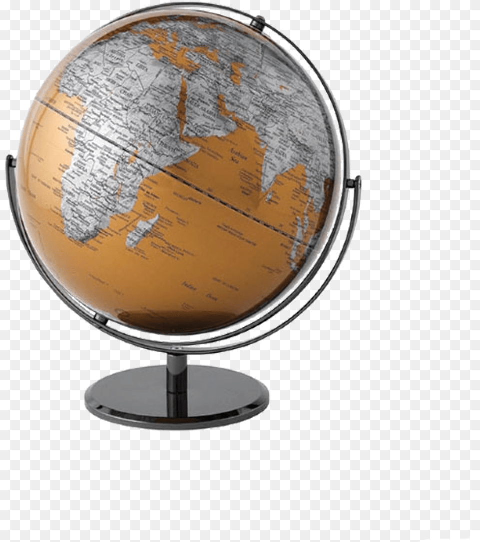 Download Gold Globe 30cm Image With Globe, Astronomy, Outer Space, Planet Free Png