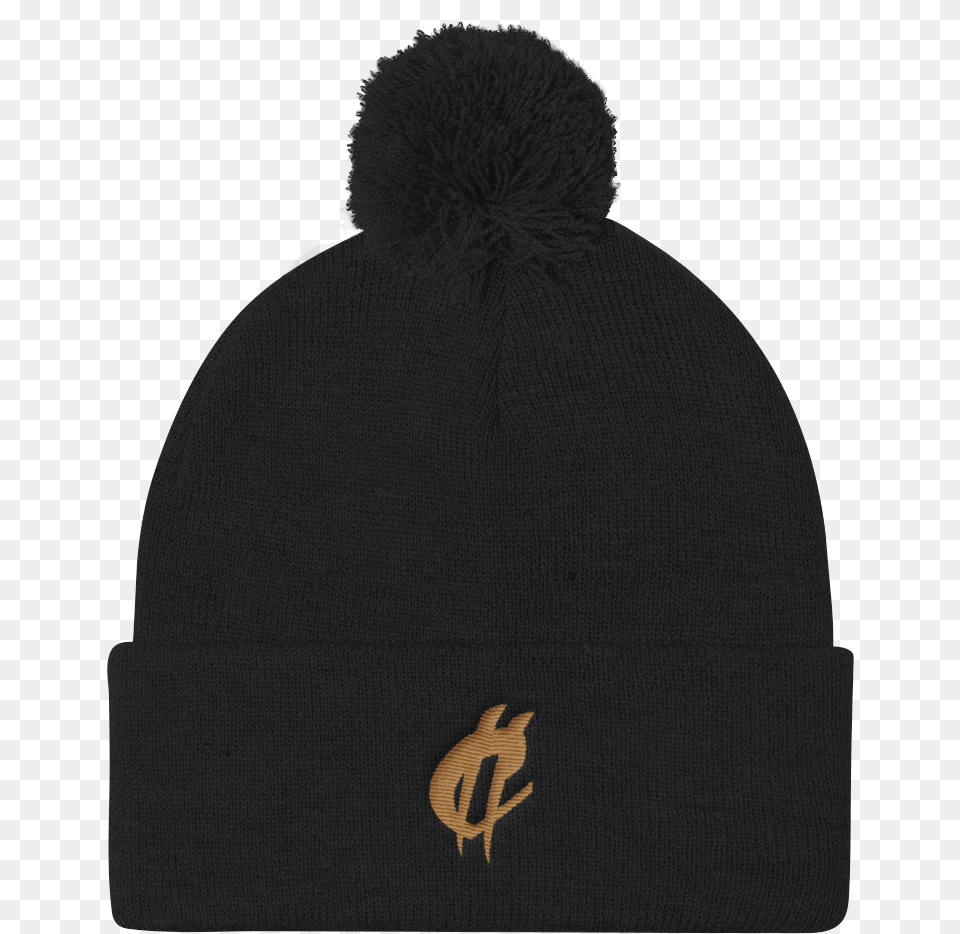 Gold Icon Black Pom Doubledutch Games, Beanie, Cap, Clothing, Hat Free Png Download