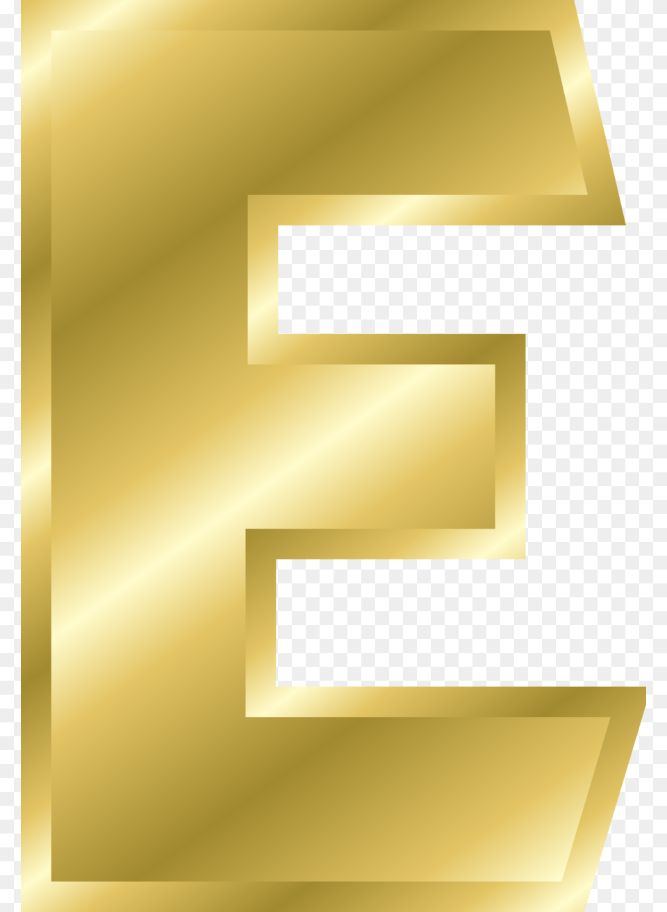Download Gold Letter E Clipart Letter Clip Art Gold Letter E, Text, Mailbox Png