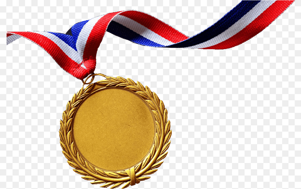 Download Gold Medal Image For Background Medal, Gold Medal, Trophy Free Transparent Png