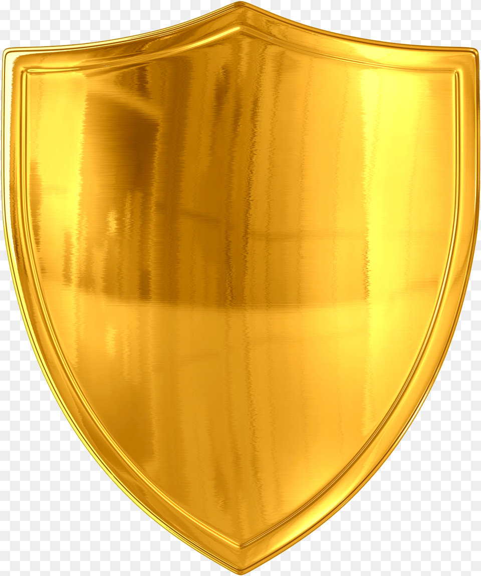 Gold Metal Background Gold Gold Transparent Background Shield Logo, Armor Free Png Download