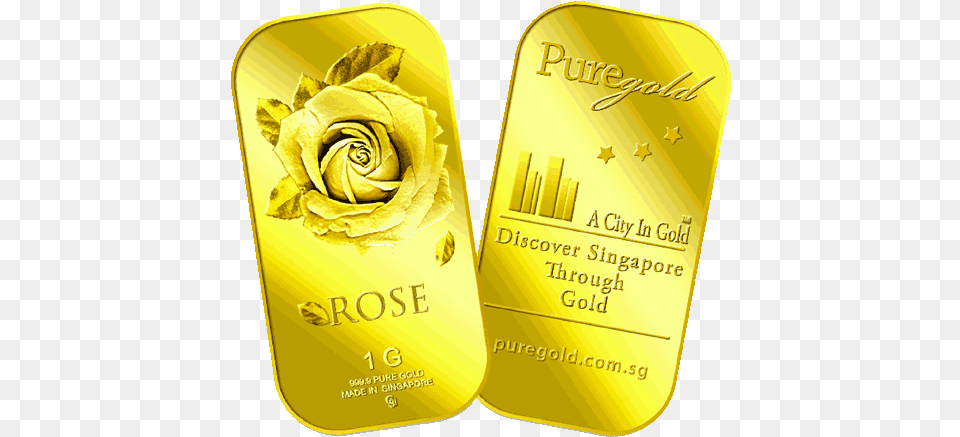 Download Gold Numismatic Puregold Rose Bar Gold Bar Sg Gold Orchid Png