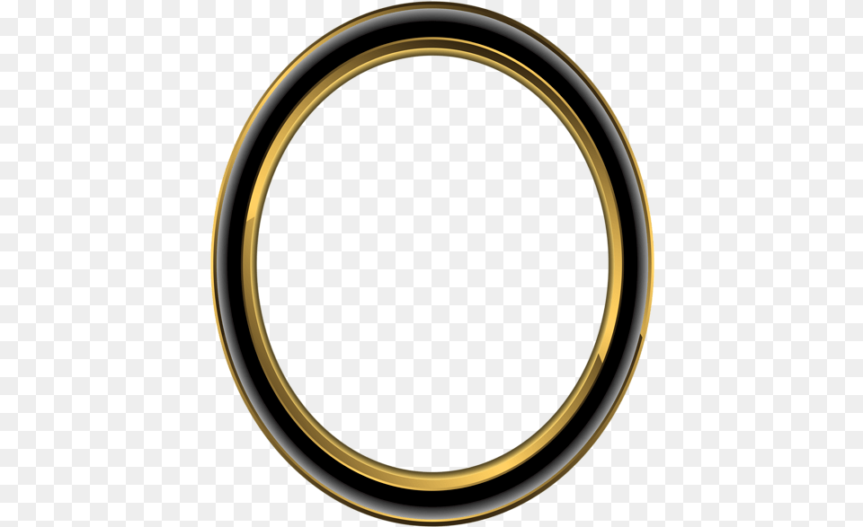 Gold Oval Frame Circle, Photography Free Png Download