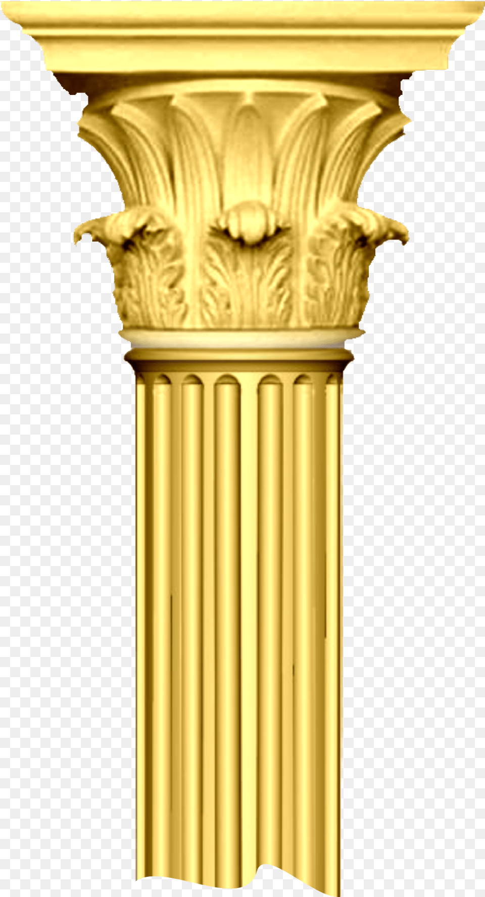Download Gold Pillar Chapiteau Gold Pillar Clip Art, Architecture Free Transparent Png