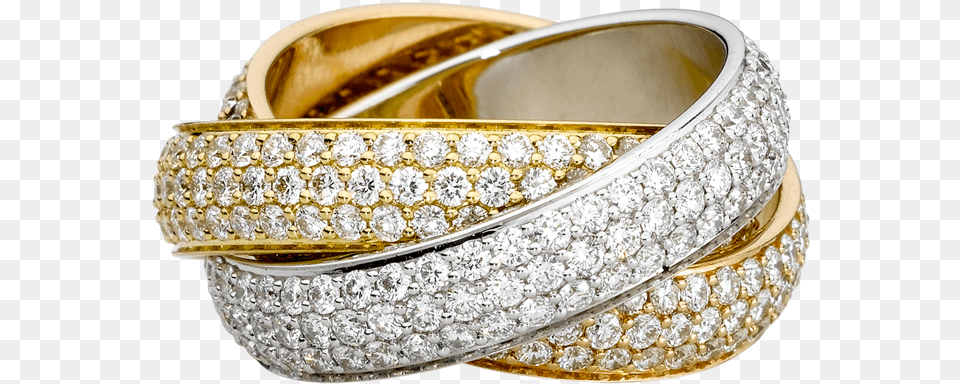 Download Gold Ring Wedding For Free Trinity Ring Cartier, Accessories, Jewelry, Ornament, Bangles Png Image