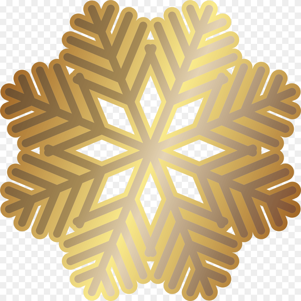 Download Gold Snowflakes With No Background, Sign, Symbol, Road Sign Png