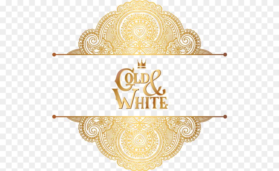 Download Golden Atmosphere Gold Pattern Wedding Ornament White Gold Vector Background, Logo, Text Png