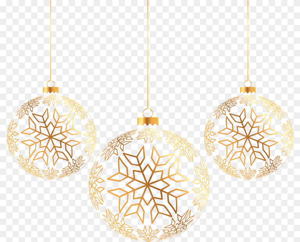Download Golden Balls Ornament Tree Three Christmas Christmas Balls Vector, Accessories, Earring, Jewelry, Chandelier Free Transparent Png