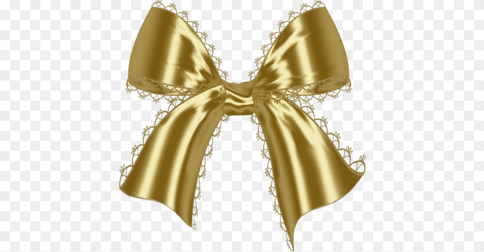 Download Golden Bow Myspace Comments Enfeites De Reveillon, Accessories, Formal Wear, Tie, Gold Free Transparent Png