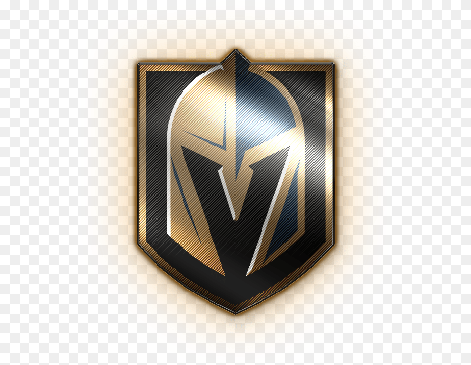 Download Golden Emblem League National Vegas Hockey Coloring Vegas Golden Knights Logo, Armor, Shield, Disk Free Transparent Png
