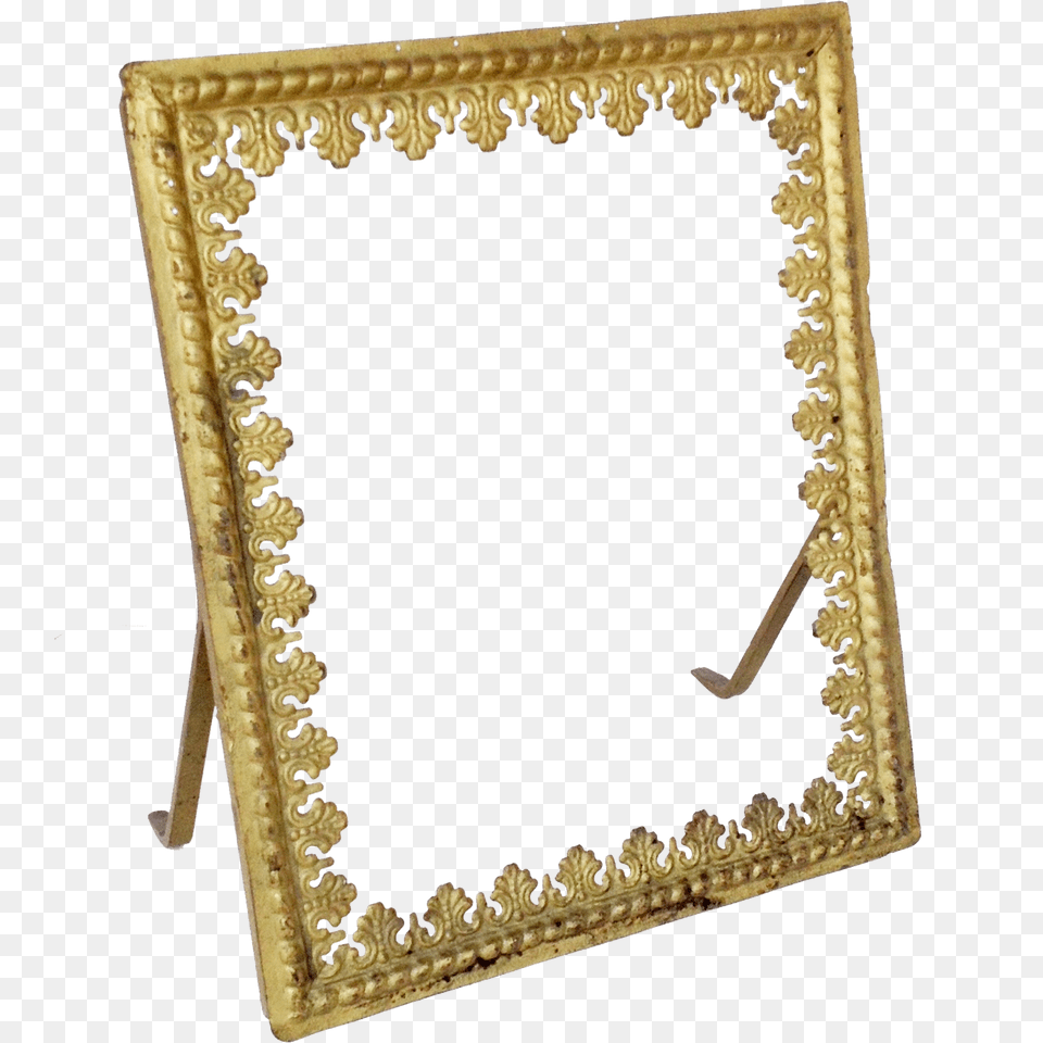 Download Golden Mirror Frame Image Background Easel Gold No Background Free Png