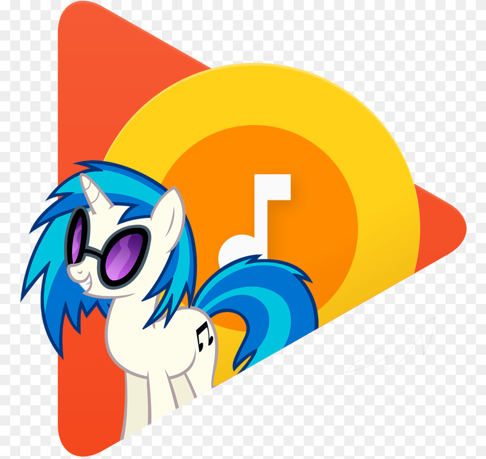 Google Play Music Icon Icone Play Music Vinyl Scratch Pony, Clothing, Hat, Person Free Png Download