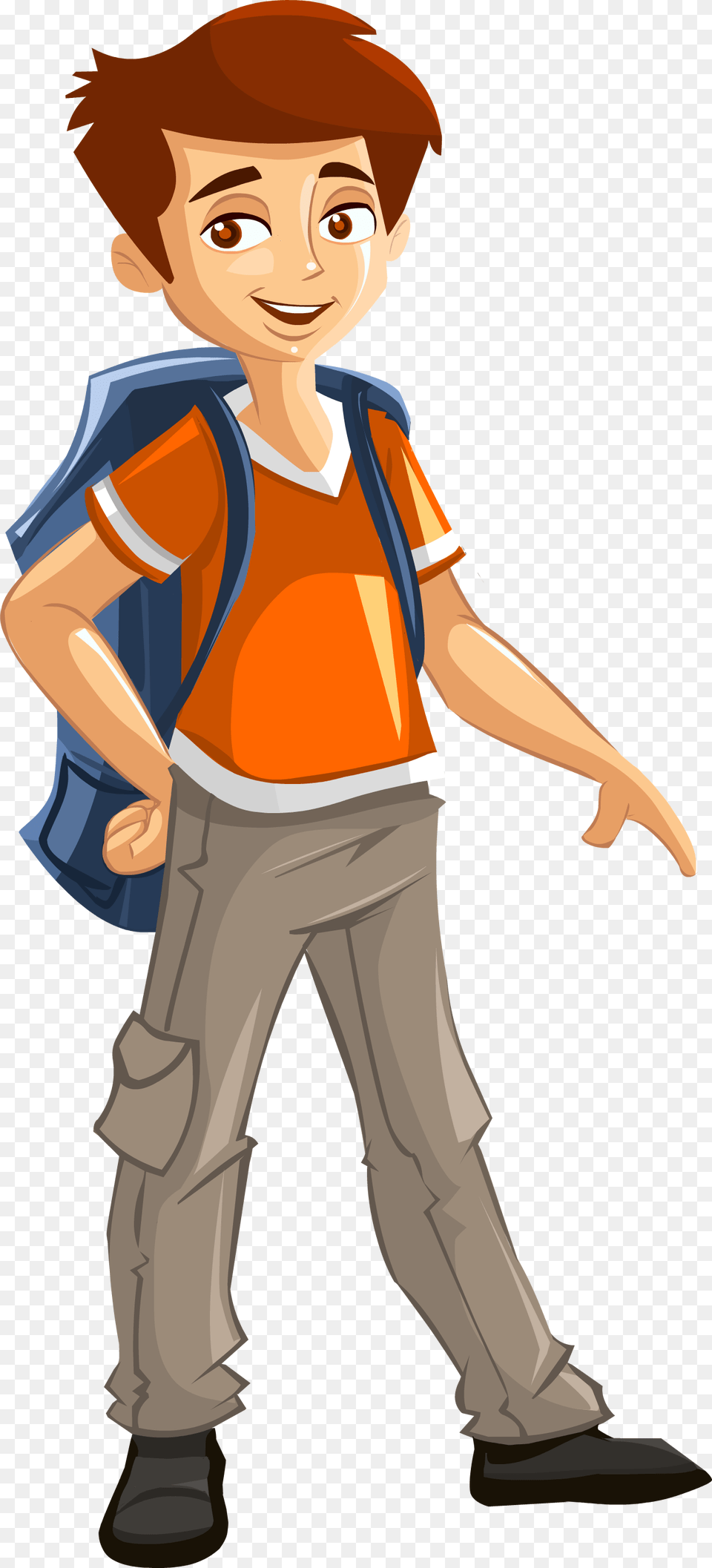 Download Graphic Design Cartoon Boys Boy Cartoon Characters Designs, Male, Child, Person, Bag Free Png
