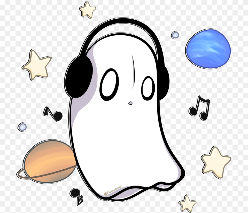 Download Graphic Freeuse Music Soothes The Soul Napstablook Undertale, Face, Head, Person, Adult Free Png