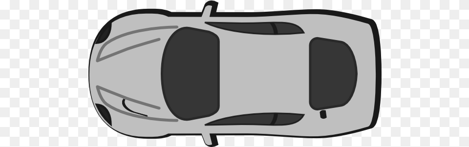 Download Gray Top View Clip Art Outline Of A Car Car Outline Top View, Bag, Backpack Free Png