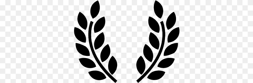 Download Greek Leaf Clipart Laurel Wreath Hoja De Olivo Vector, Gray Free Png