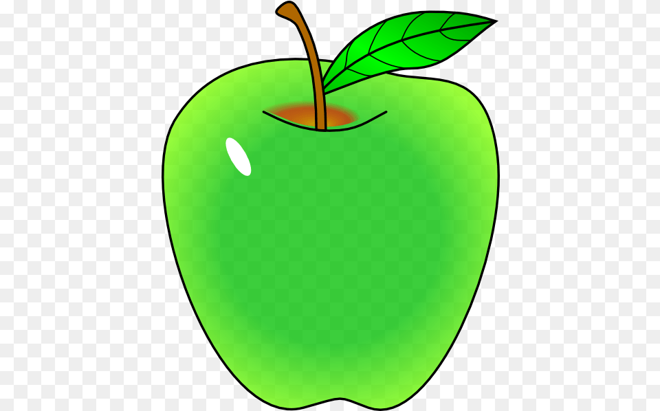 Download Green Apple Clipart Apple Image With No Life Is Good, Plant, Produce, Fruit, Food Free Transparent Png