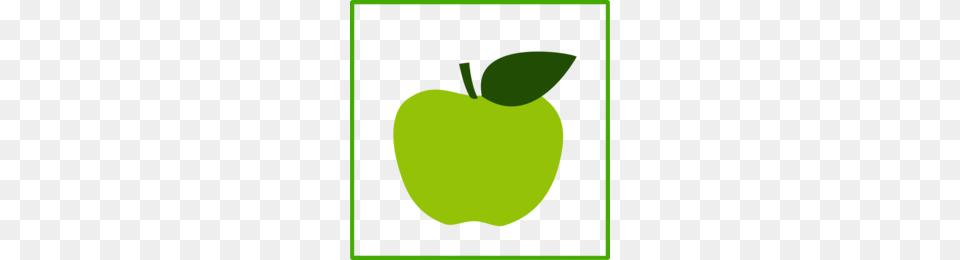 Download Green Apple Clipart Clip Art Apple Leaf Grass, Plant, Produce, Fruit, Food Png